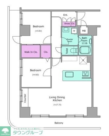 ビエラコート南浦和の物件間取画像